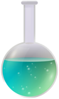 Blue Laboratory Flask PNG Clipart