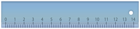 Blue School Ruler PNG Clipart