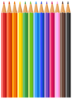 Colored Pencils PNG Clip Art Image