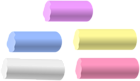 Colorful Chalks PNG Clip Art Image