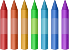 Colorful Crayons Transparent Image