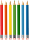 Colorful Pencils PNG Transparent Clipart