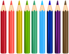 Colour Pencils Transparent PNG Clip Art Image