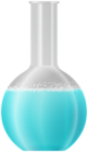 Flask Blue PNG Transparent Clipart