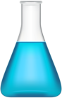 Flask Blue Transparent PNG Clip Art