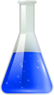 Flask Blue Transparent PNG Clipart