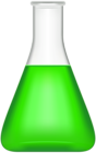 Flask Green Transparent PNG Clip Art