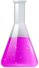 Flask Pink Transparent PNG Clipart