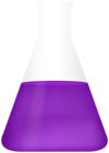 Flask Purple PNG Clipart