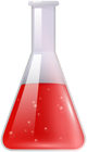 Flask Red Transparent PNG Clipart