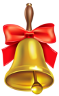 Gold School Bell PNG Clipart Picture