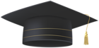 Graduation Cap Black PNG Clipart