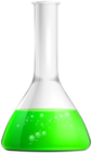 Green Flask Transparent PNG Clipart