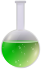 Green Laboratory Flask PNG Clipart