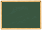 Green School Board PNG Clipart Image