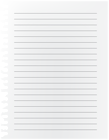 Notebook Page PNG Clipart