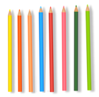Pencils Transparent PNG Vector Clipart