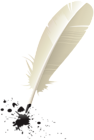 Quill and Ink PNG Clip Art Image