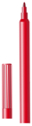 Red Felt Tip Pen PNG Clipart Image