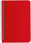 Red Notebook PNG Clip Art Image