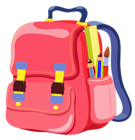 School Backpack PNG Clipart