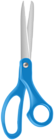School Scissors Blue PNG Transparent Clipart