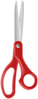 School Scissors Red PNG Transparent Clipart