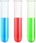School Test Tubes Transparent PNG Clip Art
