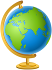 School World Globe PNG Transparent Clipart