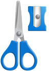 Scissors and Sharpener PNG Clip Art Image