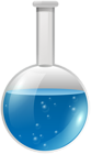 Transparent Blue Flask PNG Clipart