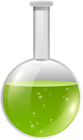 Transparent Green Flask PNG Clipart