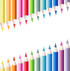 Transparent School Pencils Decoration