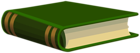 Vintage Book Green PNG Transparent Clipart