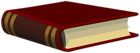 Vintage Book Red PNG Transparent Clipart