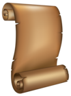 Ancient Scrolled Paper PNG Clipart Image