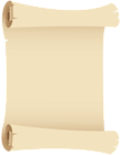 Paper Scroll Transparent PNG Clip Art Image