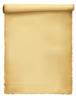 Scrolled Ancient Paper PNG Image