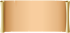 Scrolled Paper PNG Clip Art Image