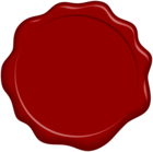 Wax Seal Stamp Red PNG Clipart