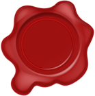 Wax Stamp Red PNG Clipart