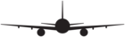Airplane Silhouette PNG Clipart