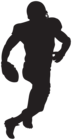 American Football Player Silhouette Transparent Image