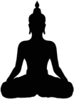 Buddha Silhouette PNG Clipart