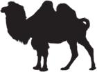 Camel Silhouette PNG Clip Art Image