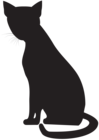 Cat Silhouette PNG Clipart