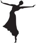 Dancer Silhouette PNG Clipart