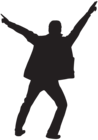 Dancing Man Silhouette Clip Art PNG Image | Gallery Yopriceville - High ...