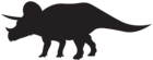 Dinosaurs Triceratops Silhouette PNG Clip Art Image