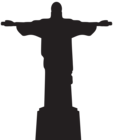 Jesus Christ Statue Silhouette PNG Clip Art